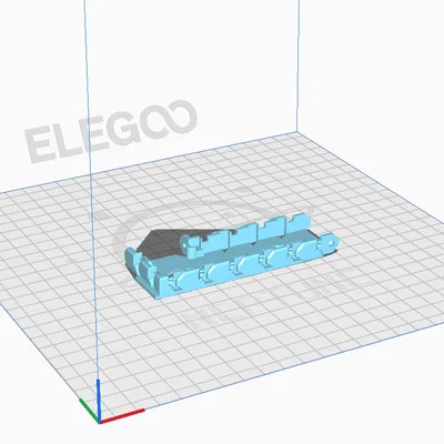 Elegoo Neptune 4/4PRO Cable Chain (ngàm 90° mới & Z mount nối chain)