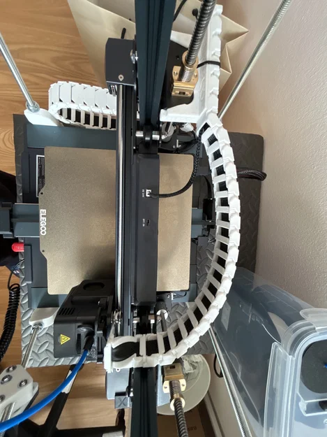 Ngàm gắn cable chain 90 độ cho Elegoo Neptune 4 Pro - Image 3
