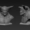 Mô hình tượng bán thân Quỷ dữ (Demon Bust) ấn tượng cho dân in 3D - Thumbnail 2