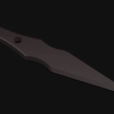 Mô hình Kunai từ Naruto - Thiết kế in 3D chất lượng cho fan hâm mộ