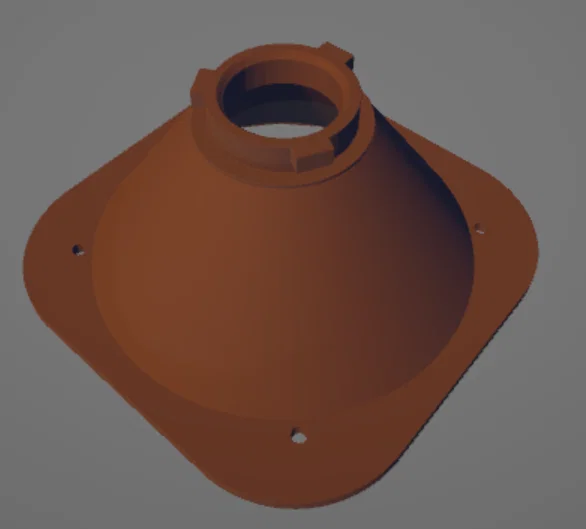 Adapter ngàm bayonet filter 3M cho lọc quạt máy in 3D (K1) - Image 1