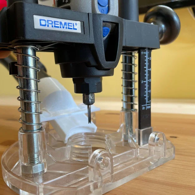 Đầu gắn hút bụi cho Dremel router attachment (35mm) - Image 1