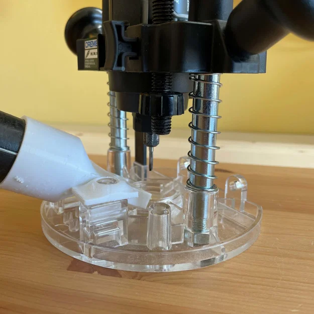 Đầu gắn hút bụi cho Dremel router attachment (35mm) - Image 2