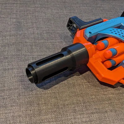 Nòng Nerf có lỗ thoát ngắn (Short vented Nerf Barrel)