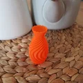 Mẫu bình hoa trang trí xoắn ốc 3D hiện đại (Vase Model) - Thumbnail 2