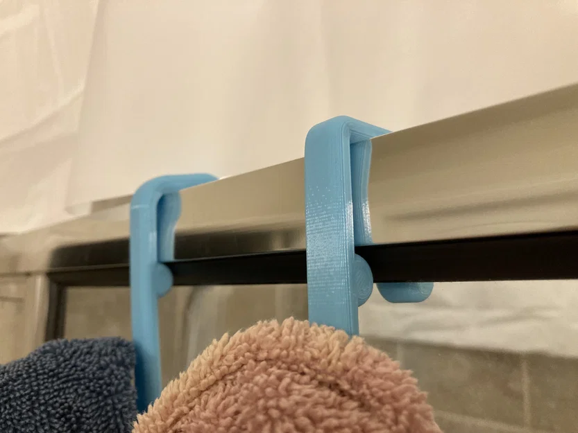 Móc Treo Khăn Cho Vách Kính (Simple Shower Hook) - Image 1