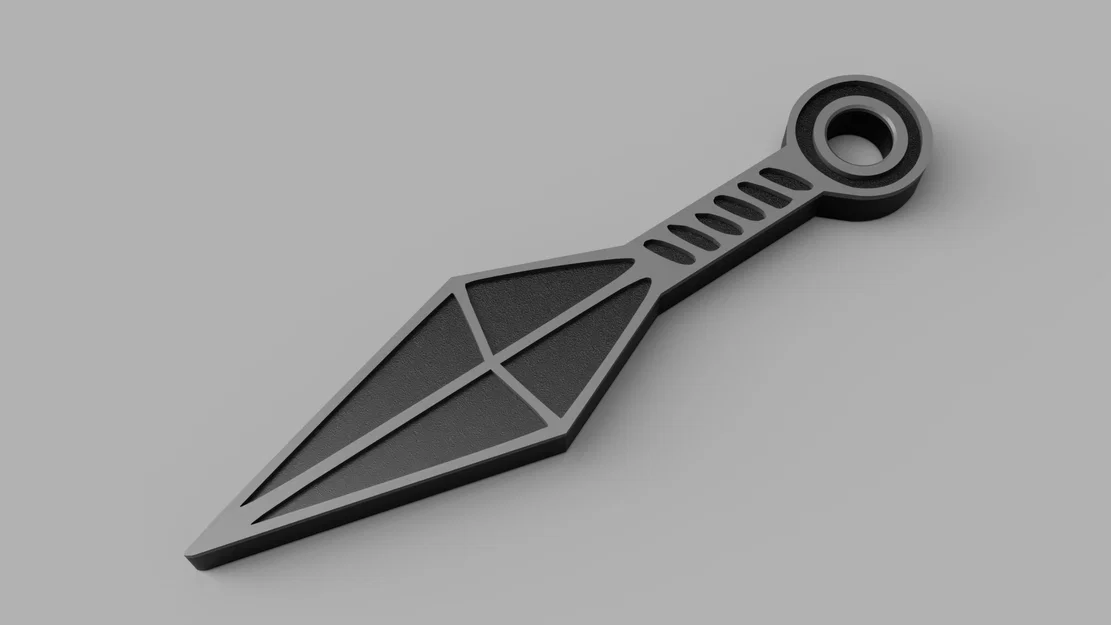Móc khóa Kunai Naruto - Phụ kiện in 3D cực chất cho fan anime - Image 1
