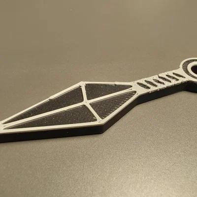Móc khóa Kunai Naruto - Phụ kiện in 3D cực chất cho fan anime