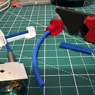 Jig cắt ống PTFE hotend cho Anycubic Kobra 2 Series + PTFE cutter universal