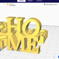 Tượng chữ HOME (HOME scuplture) - Thumbnail 2