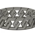Nhẫn Unisex thiết kế dạng dây xích (Chain Ring) thời trang - Thumbnail 1