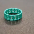 Nhẫn Unisex thiết kế dạng dây xích (Chain Ring) thời trang - Thumbnail 2