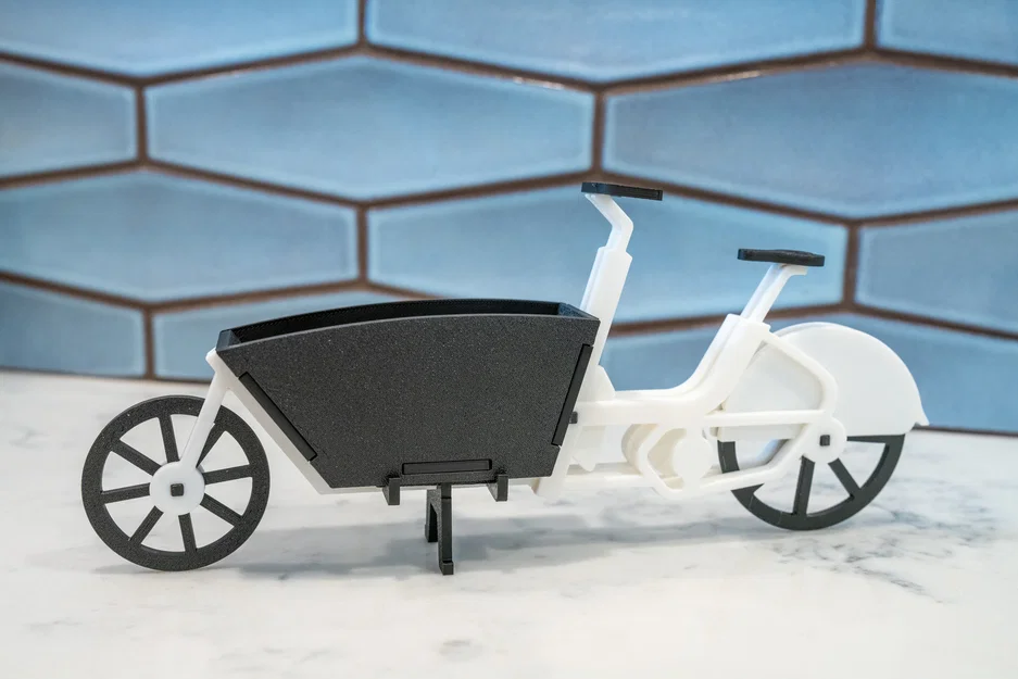 Mẫu xe Urban Arrow Cargo Bike (tỉ lệ 1:10, lắp không cần keo) - Image 1