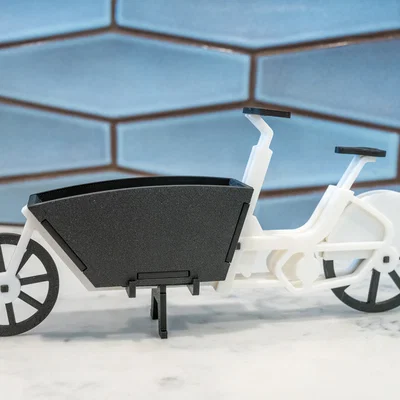 Mẫu xe Urban Arrow Cargo Bike (tỉ lệ 1:10, lắp không cần keo)