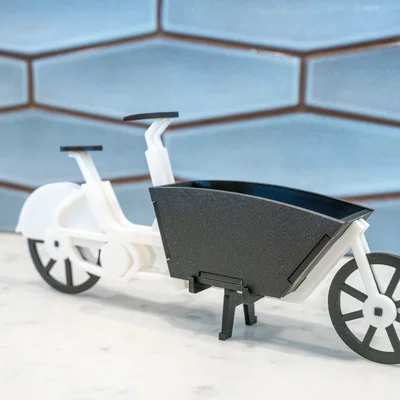 Mẫu xe Urban Arrow Cargo Bike (tỉ lệ 1:10, lắp không cần keo)