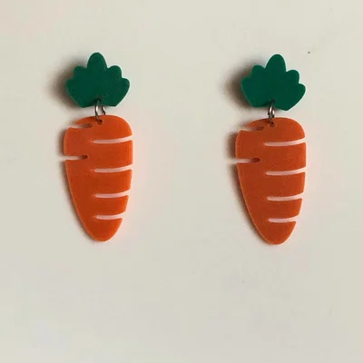 Bông tai Cà rốt (zanahoria) Easter Egg