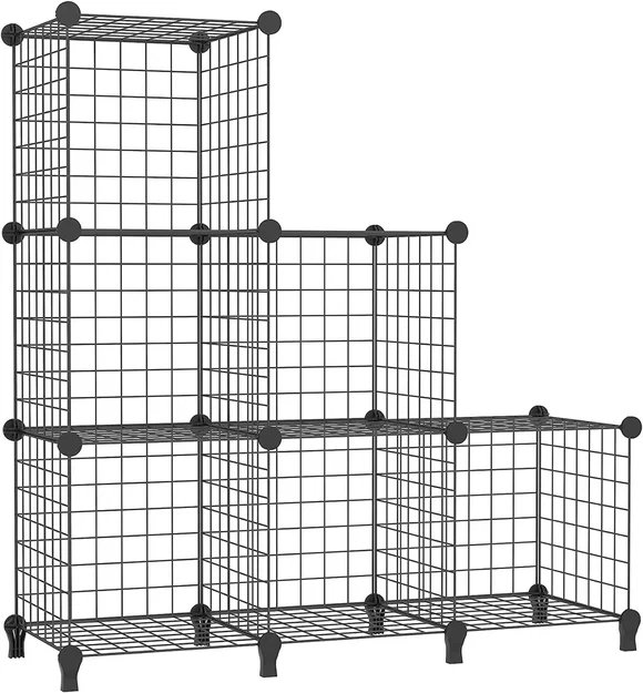 Khớp Nối Góc Tủ Kệ Lưới Đa Năng In 3D (Wire Cube Connector) - Image 1