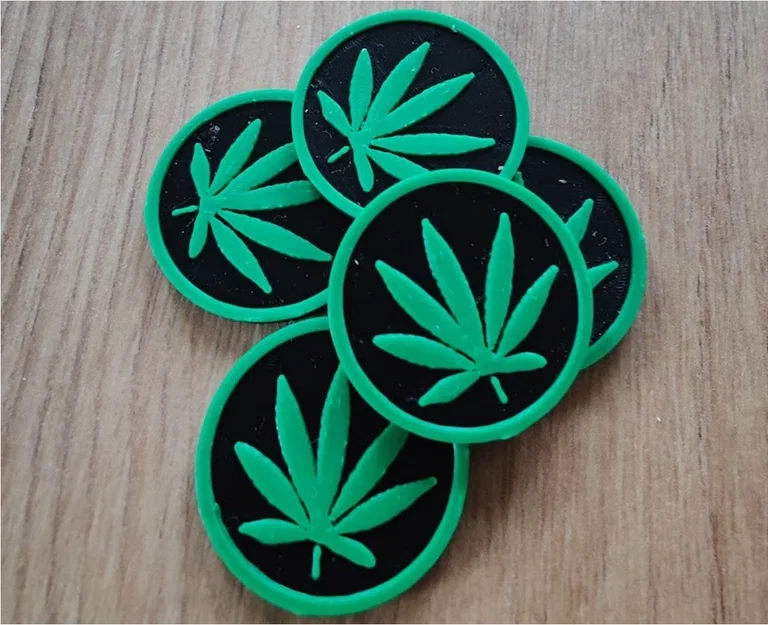 Shopping Cart Coin / Einkaufswagen Chip - “Leaf” (Token xe đẩy cỡ 1€) - Image 1