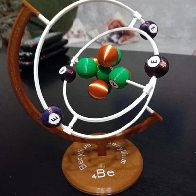 Mô hình nguyên tử Beryllium (Beri)