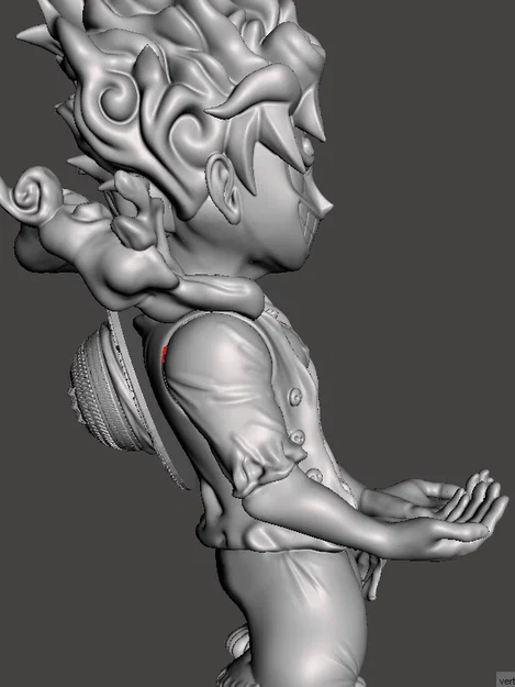 Mô hình giá đỡ tay cầm chơi game Luffy Gear 5 in 3D cực chất - Image 1