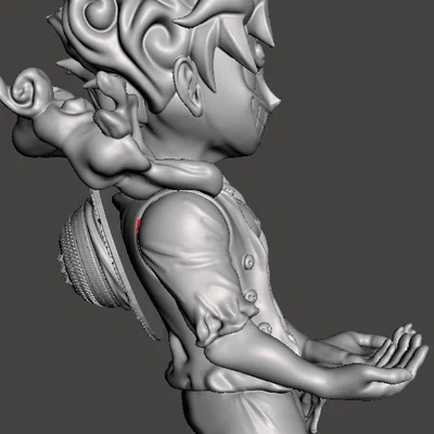 Mô hình giá đỡ tay cầm chơi game Luffy Gear 5 in 3D cực chất
