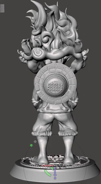 Mô hình giá đỡ tay cầm chơi game Luffy Gear 5 in 3D cực chất - Image 2