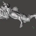 Mô hình giá đỡ tay cầm chơi game Luffy Gear 5 in 3D cực chất - Thumbnail 3