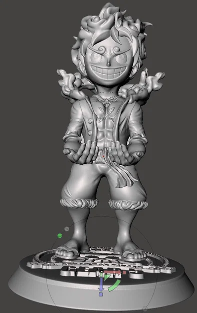 Mô hình giá đỡ tay cầm chơi game Luffy Gear 5 in 3D cực chất - Image 4