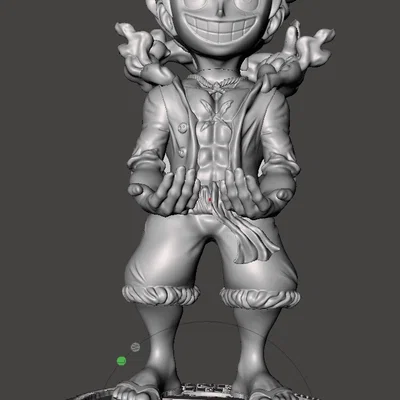 Mô hình giá đỡ tay cầm chơi game Luffy Gear 5 in 3D cực chất