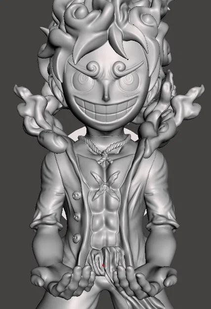 Mô hình giá đỡ tay cầm chơi game Luffy Gear 5 in 3D cực chất - Image 6