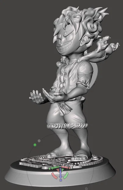 Mô hình giá đỡ tay cầm chơi game Luffy Gear 5 in 3D cực chất - Image 7