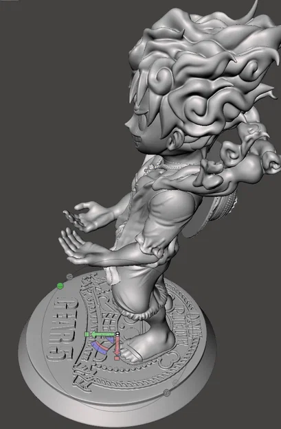 Mô hình giá đỡ tay cầm chơi game Luffy Gear 5 in 3D cực chất - Image 9