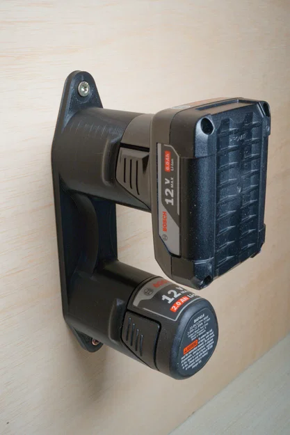 Giá treo tường giữ pin Bosch 12V (Bosch 12V Battery Holder Wall Mount) - Image 1