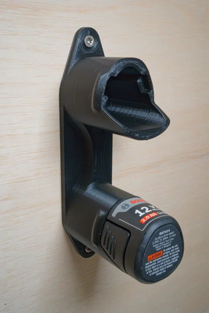 Giá treo tường giữ pin Bosch 12V (Bosch 12V Battery Holder Wall Mount) - Image 2