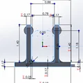 Ngàm treo tường cho gậy hockey (Hockey Stick Wall Mounts) - Thumbnail 3