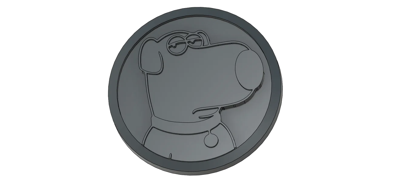 Mô hình in 3D huy hiệu Brian Griffin phong cách Fortnite - Image 1