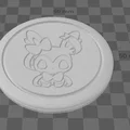 Bộ lót ly Eeveelution hoạt hình (9 món) – Cartoon Eeveelution Coaster Set - Thumbnail 2