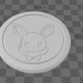 Bộ lót ly Eeveelution hoạt hình (9 món) – Cartoon Eeveelution Coaster Set - Thumbnail 3