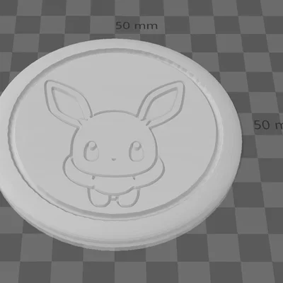 Bộ lót ly Eeveelution hoạt hình (9 món) – Cartoon Eeveelution Coaster Set