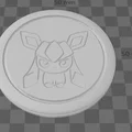 Bộ lót ly Eeveelution hoạt hình (9 món) – Cartoon Eeveelution Coaster Set - Thumbnail 5