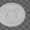 Bộ lót ly Eeveelution hoạt hình (9 món) – Cartoon Eeveelution Coaster Set - Thumbnail 8