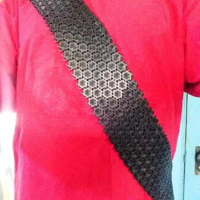 Dải Baldric Chainmail Lục Giác (phong cách Star Trek)