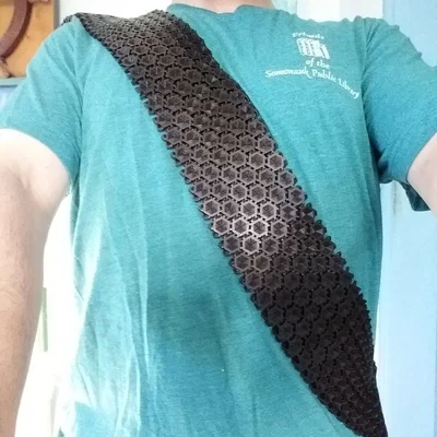 Dải Baldric Chainmail Lục Giác (phong cách Star Trek)