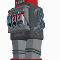 Mô hình Robot Retro kết hợp máy Slot Machine độc đáo - Thumbnail 1
