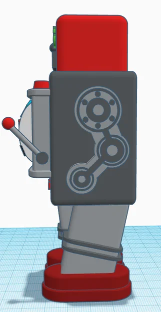 Mô hình Robot Retro kết hợp máy Slot Machine độc đáo - Image 2