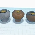 Tay nắm tủ in 3D phong cách với thiết kế lỗ lục giác chắc chắn - Thumbnail 1
