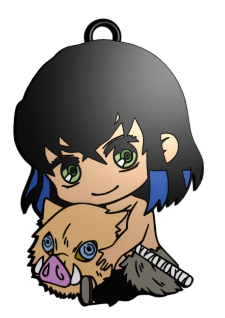 Móc khóa in 3D hình Inosuke (Demon Slayer) siêu đáng yêu - Image 1