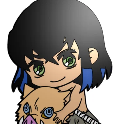 Móc khóa in 3D hình Inosuke (Demon Slayer) siêu đáng yêu