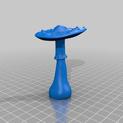 Mô hình nấm Amanita (Magical Mushroom 10) in 3D trang trí tuyệt đẹp