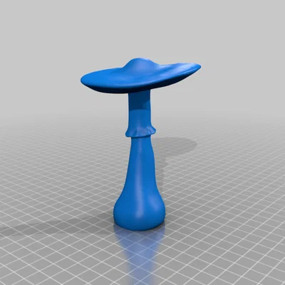 Mô hình nấm trang trí 3D Magical Mushroom 7 xinh xắn